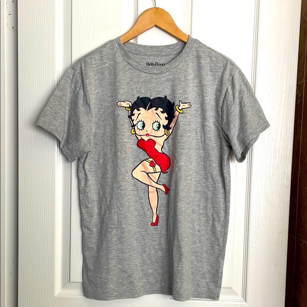 Betty Boop - Light Gray T-Shirt